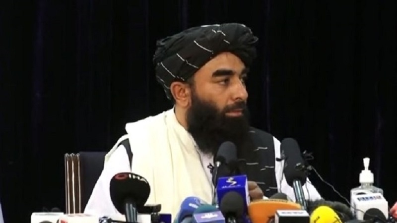 Taliban sözcüsü kabil'de basın toplantısı yaptı