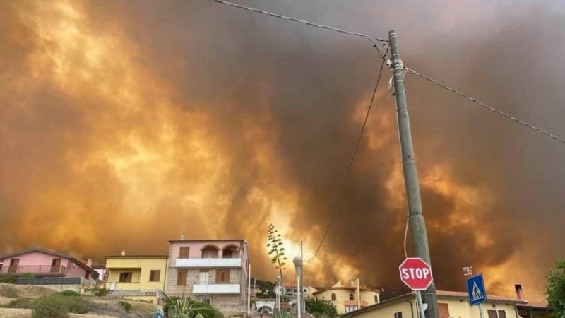 Italia, Coldiretti: incendi aumentati del 256%
