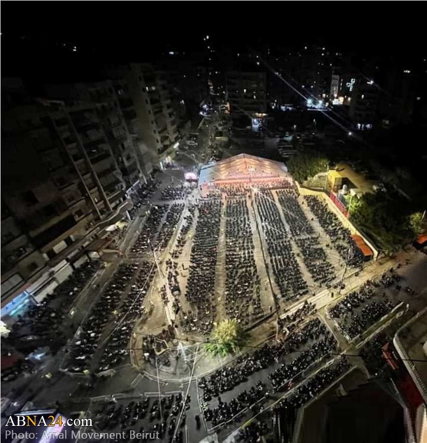 Photos: Thousands attend Muharram mourning gathering in Mouawad area of Beirut