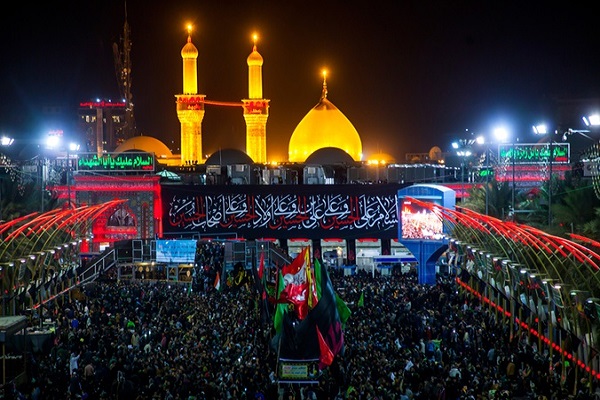 إحياء ليلة العاشر من محرم في كربلاء المقدسة + (صور)