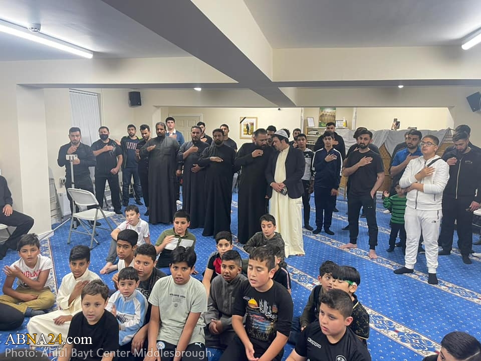 Photos: Mourning for Imam Hussain at Night of Ashura at Ahlul Bayt Cultural Center of Middlesbrough