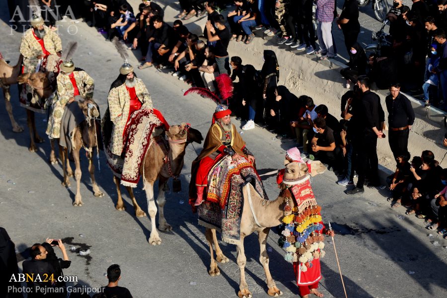 تقارير مصورة / قافلة عظيمة لـ "واقعة الطف" في مدينة "خميني"