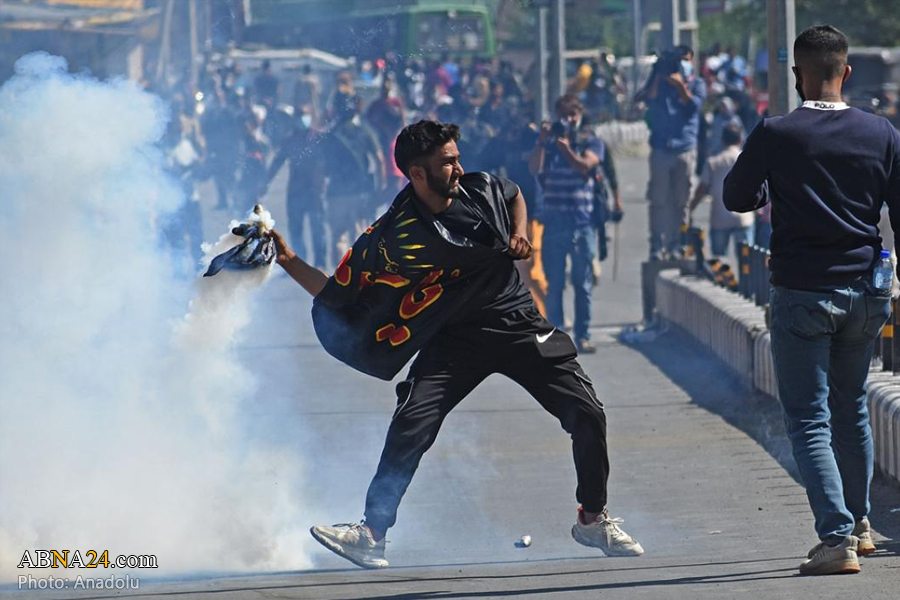 تقارير مصورة / الشرطة الهندية تقمع معزي المأتم الحسيني في كشمير