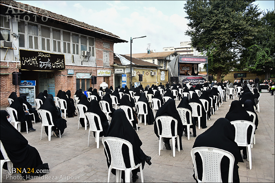تقارير مصورة / مجلس عزاء في اليوم التاسع من محرم الحرام في مدينة "رشت" 