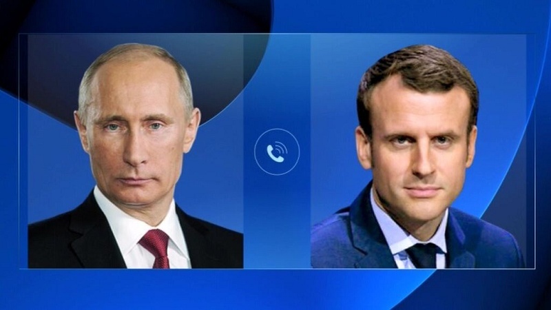 Putin ve Macron Bercam'ı ele aldılar