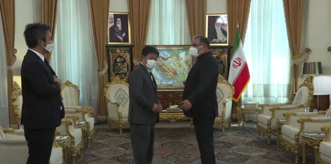 茂木外相が、イラン国家安保評議会書記と会談