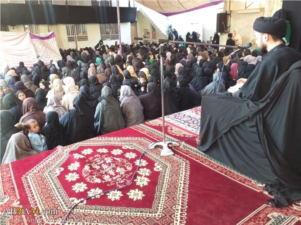 تقارير مصورة / مشاركة نساء بمجلس عزاء حسيني في حسينية "ولي عصر"(عج) بمدينة هزارة