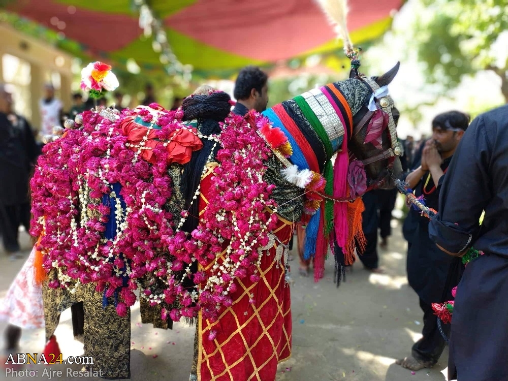 تصویری رپورٹ/ پاکستان کے صوبہ سندھ میں یوم عاشور کا جلوس عزا