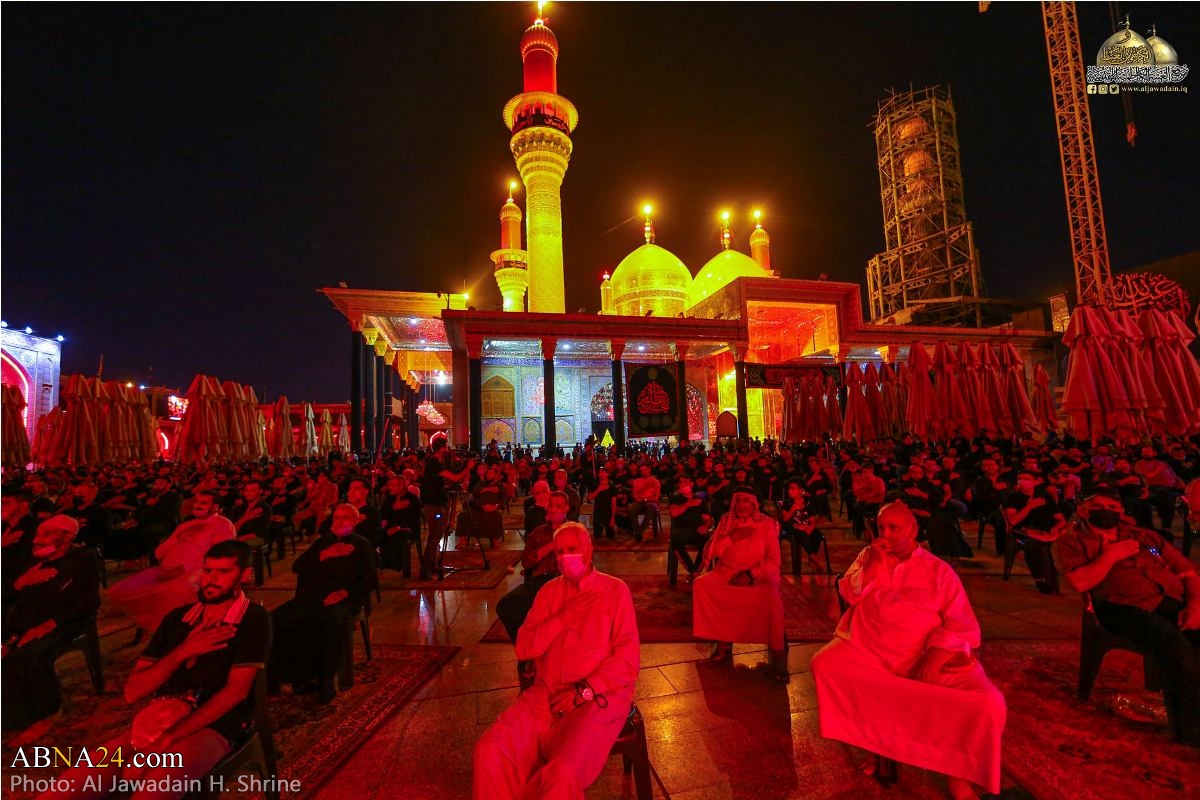تقارير مصورة / مجلس عزاء الليلة العاشرة من محرم في حرم الامامين الكاظمين (ع)