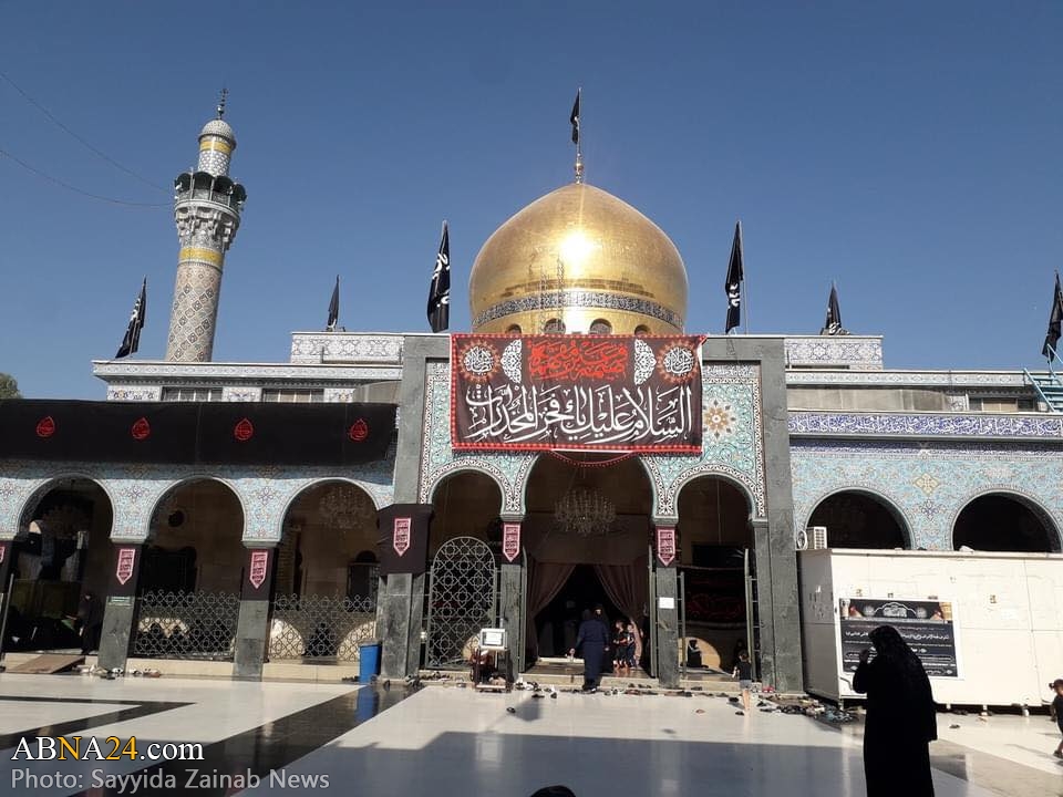 تقارير مصورة / مأتم حسيني في اليوم العاشر من محرم في حرم السيدة "زينب" (ع)