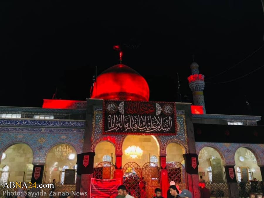 تقارير مصورة / اشعال شموع ليلة الوحشة في حرم السيدة "زينب" (ع)