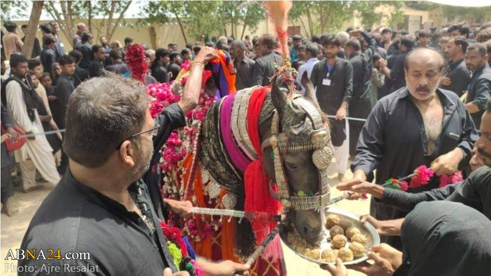 تقارير مصورة / موكب عزاء باستشهاد الامام الحسين (ع) في مدينة سند