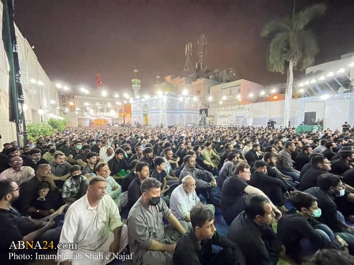 تقارير مصورة / مشاركة واسعة في مجلس عزاء باستشهاد الامام الحسين (ع) بمدينة "كراتشي"