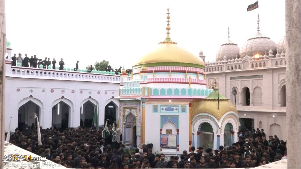 تصویری رپورٹ/ ہندوستان کے شہر جلال پور میں عزاداری