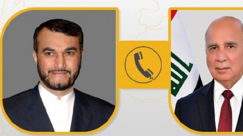 Irak Dışişleri Bakanı Emir Abdullahiyan'ı tebrik etti