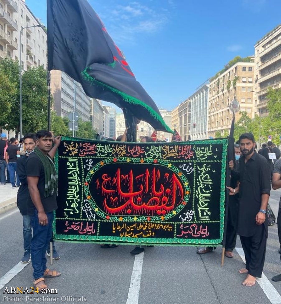Photos: Ashura mourning procession in Milano