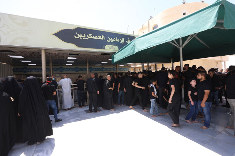 تقارير مصورة / مضيف العتبة العسكرية يوزيع وجبات طعام خلال العشر الأولى من شهر محرم