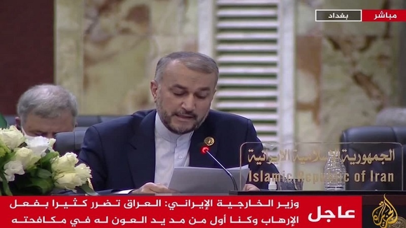 حسەین ئەمیر عەبدوڵڵاھییان: ئێران پشتیوانی ئاسایشت، سەربەخۆیی و یەکگرتوویی سەرزەوینی عێراقە