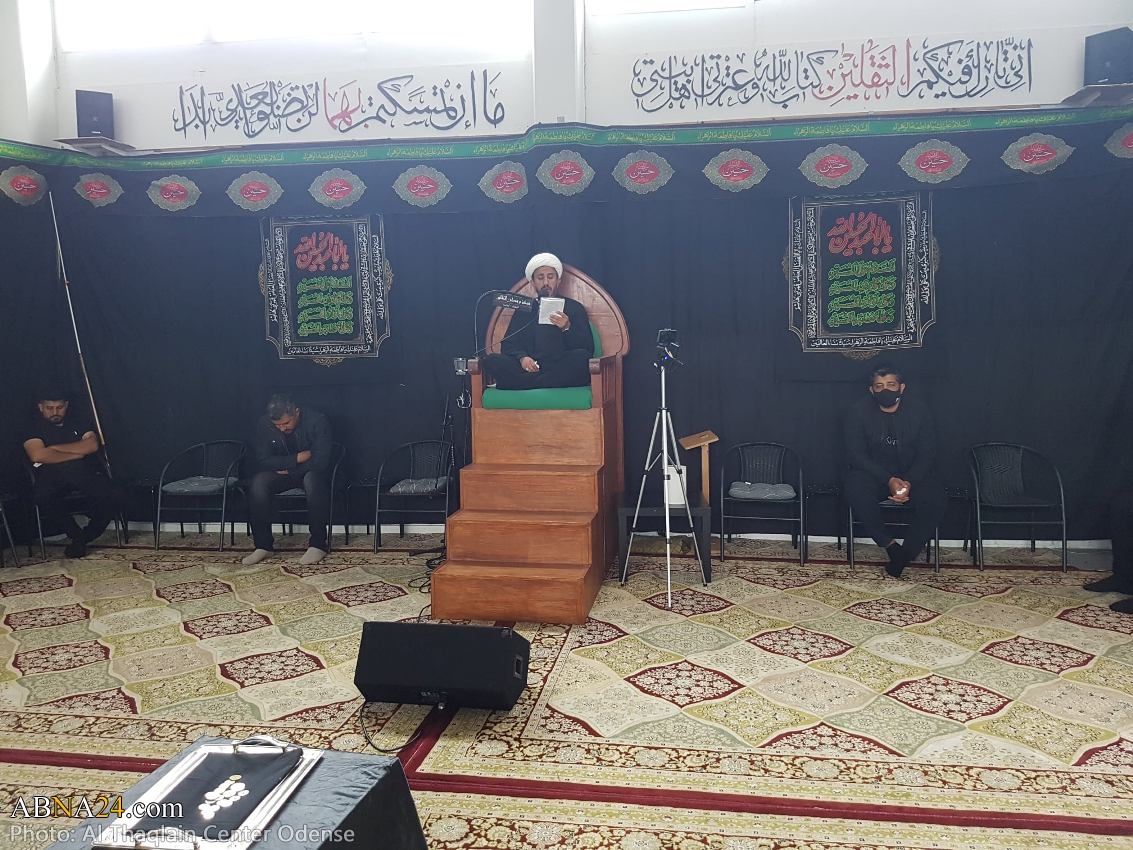تقارير مصورة / مجلس عزاء اليوم العاشر من محرم في مركز الثقلين بمدينة "أودنسه"