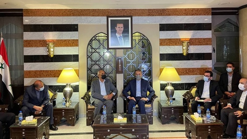 ایرانی وزیر خارجہ کی دمشق میں فلسطینی رہنماؤں سے ملاقات
