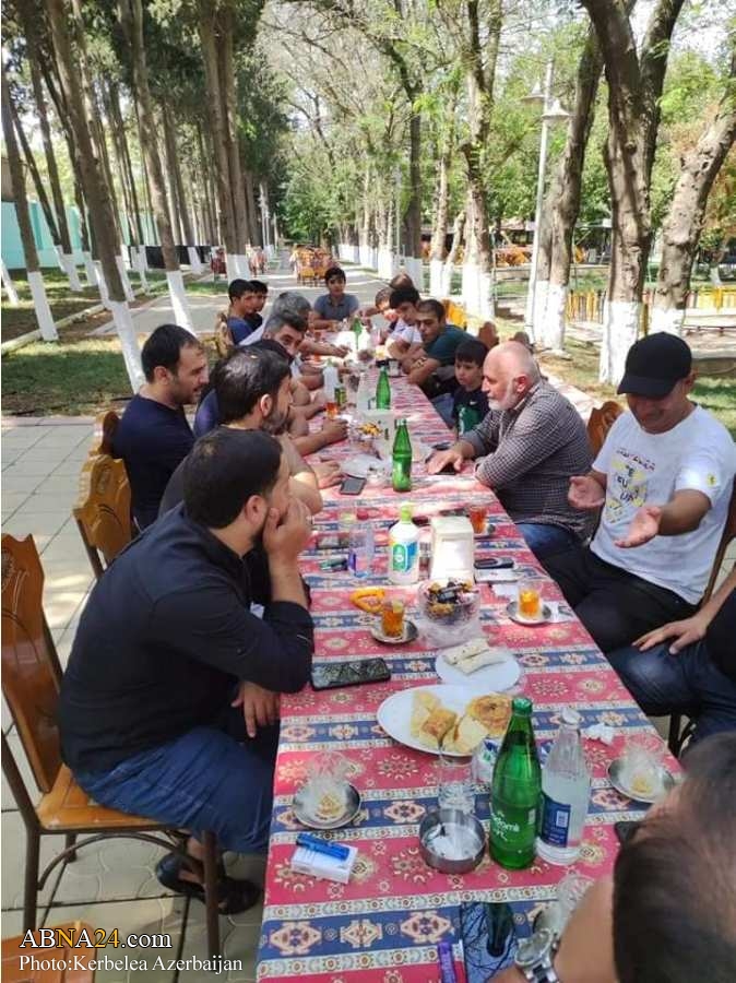 تقارير مصورة / مائدة خيرية لشهداء كربلاء بمختلف مدن أذربيجان