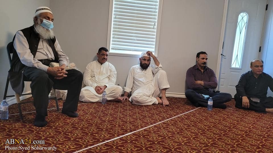 تقارير مصورة / مشاركة علماء سنة في مجلس عزاء شهداء كربلاء بمركز اسلامي بمدينة "هاملتون"