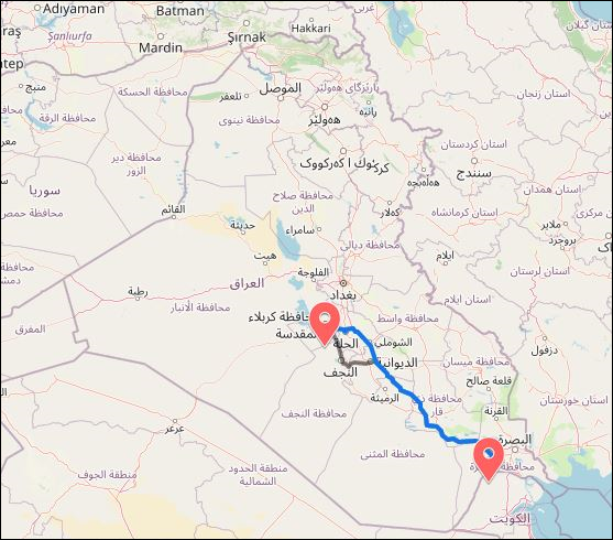 An Fara Yunkurin Tashin Rukunin Farko Na Masu Ziyarar Arbaeen Zuwa Karbala