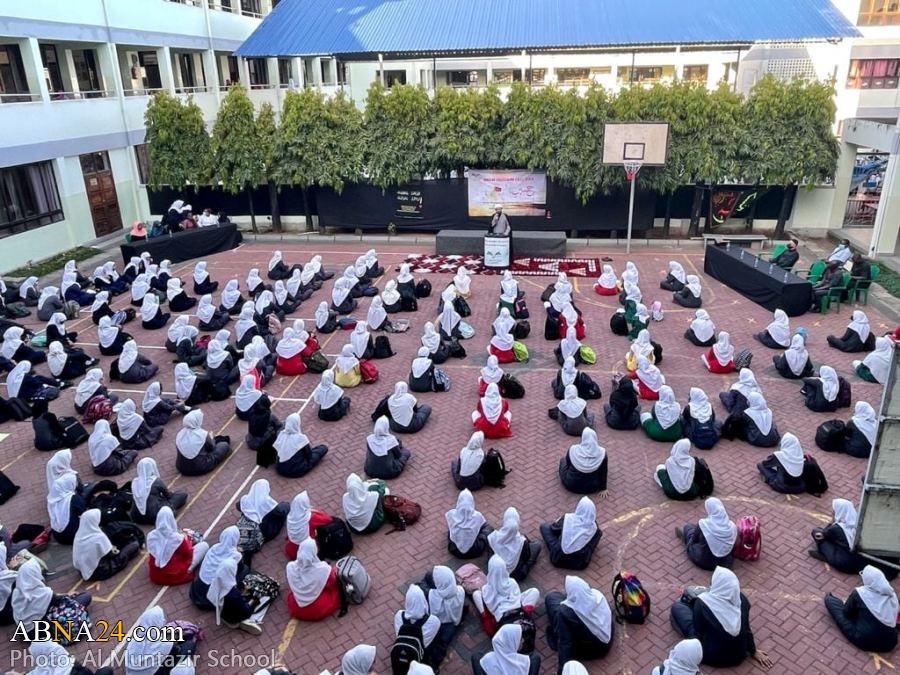  تقارير مصورة / مراسم احياء ذكرى السنوية لاستشهاد الامام الحسين (ع) في مدرسة "المنتظر" (عج) بدار السلام