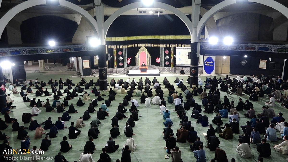 تقارير مصورة / مجلس عزاء ليلة الوحشة في جامعة "العروة الوثقى" بمدينة لاهور