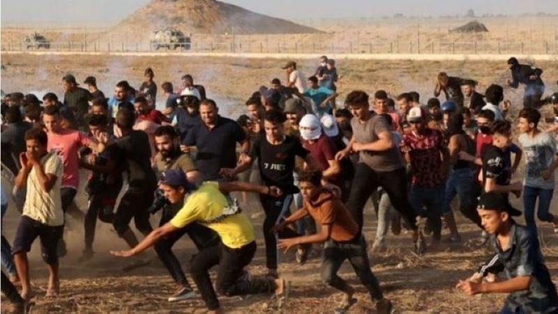 イスラエルがガザ境界でパレスチナ人攻撃、負傷者多数