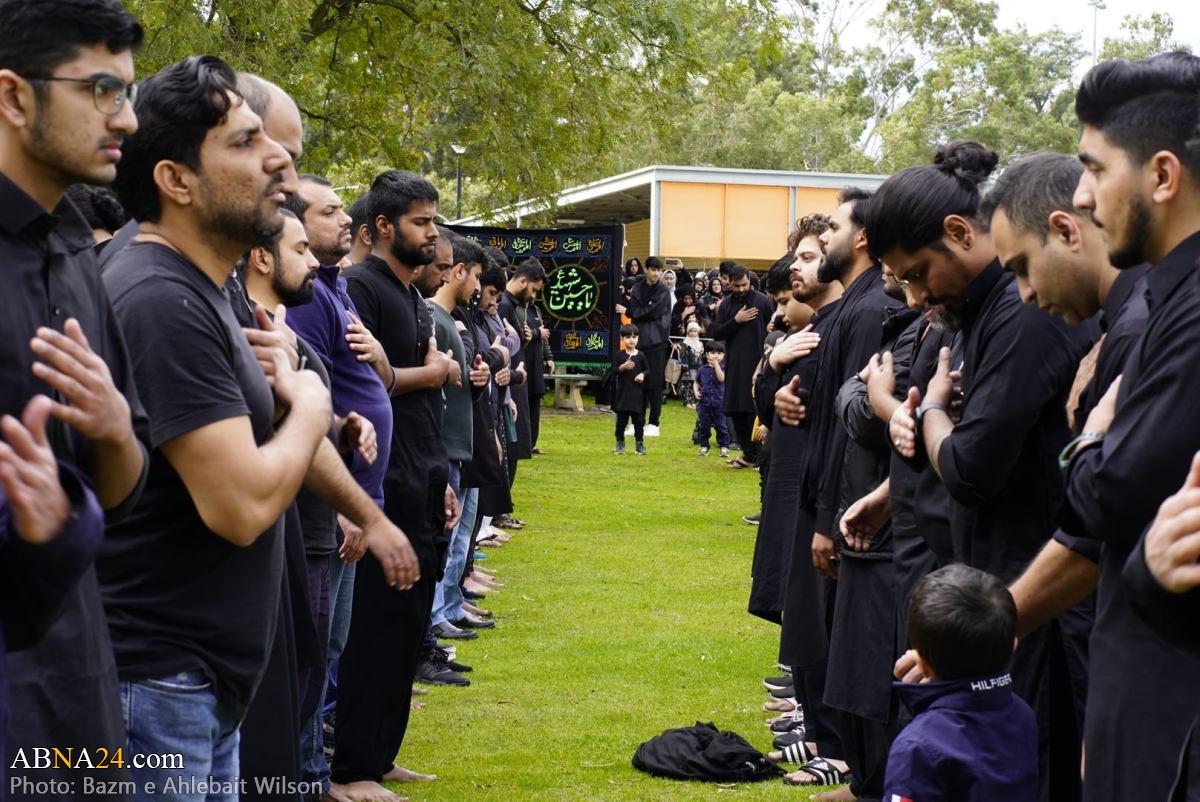 تقارير مصورة / مجلس عزاء حسيني باستشهاد الامام الحسين (ع) في مدينة "برث"