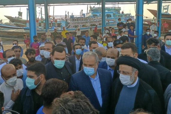 الرئيس الايراني يواصل جولته التفقدية في محافظة سيستان وبلوشستان