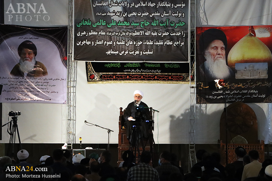 تصویری رپورٹ/ ابوالشہداء آیت اللہ عالمی بلخابی کی قم میں مجلس ترحیم کا انعقاد