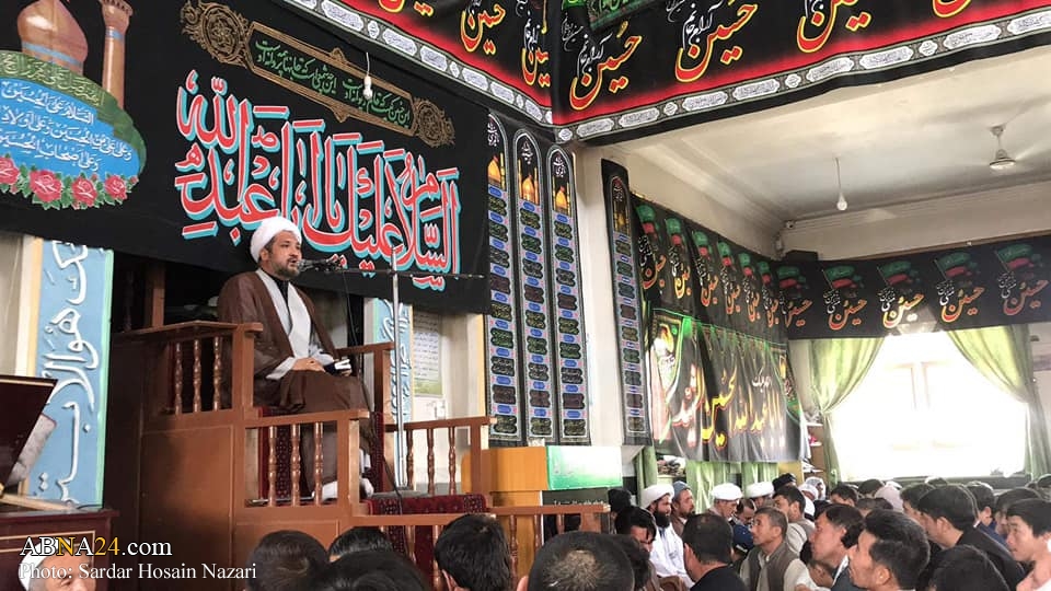 تقارير مصورة / مجلس عزاء يوم عاشوراء بمدرسة الرسول الأعظم (ص) في كابل