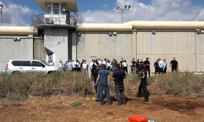 محفوظ ترین اسرائیلی جیل سے چھ فلسطینی قیدی سرنگ کھود کر فرار