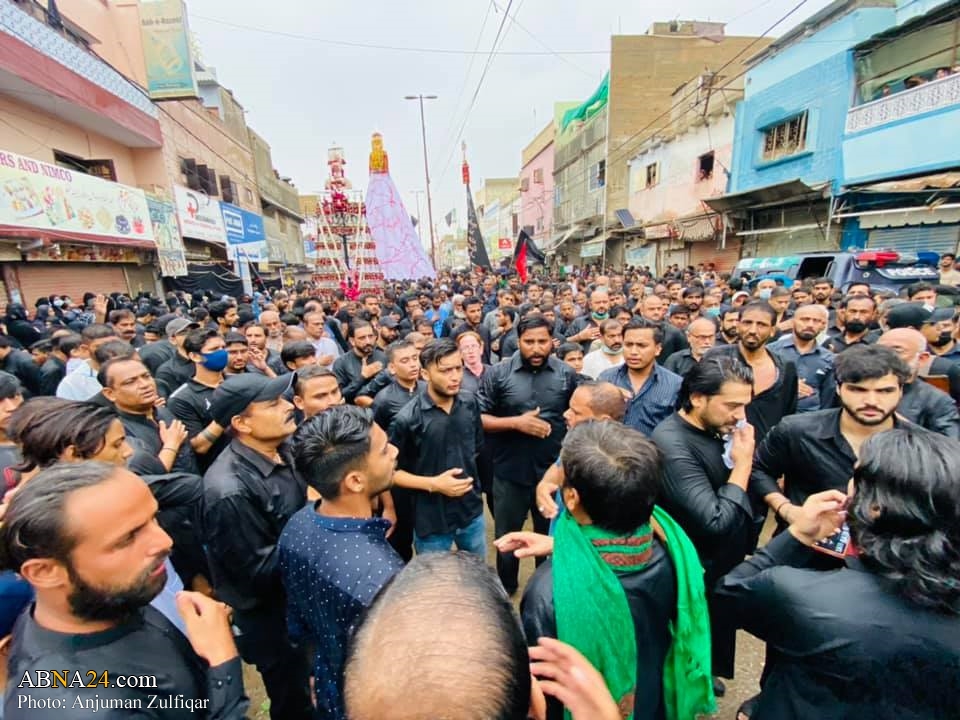 Photos: Imam Sajjad martyrdom anniversary at Shah Faisal Colony region of Karachi