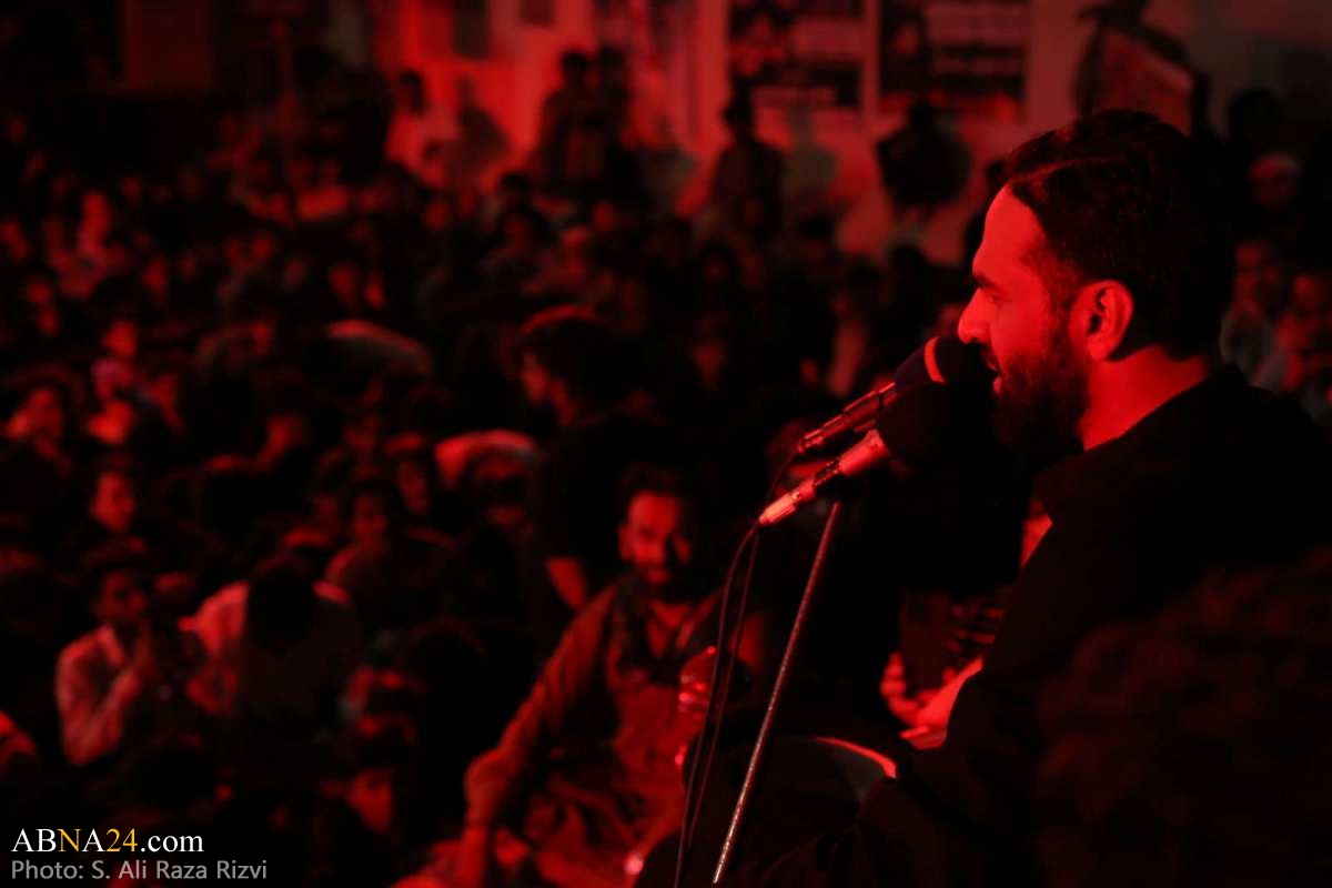 Photos: Muharram mourning gathering at Hussainiya Qamar e Bani Hashim in Nawabshah