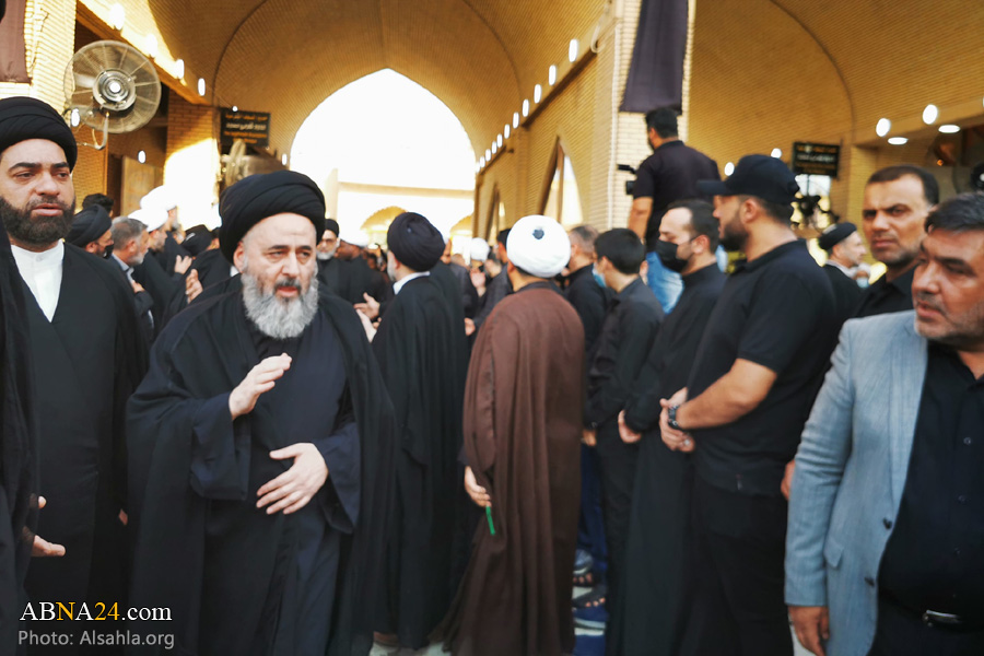 تقارير مصورة / حضور واسع في مجلس تأبين آية الله العظمى السيد محمد سعيد الحكيم بمدينة الكوفة
