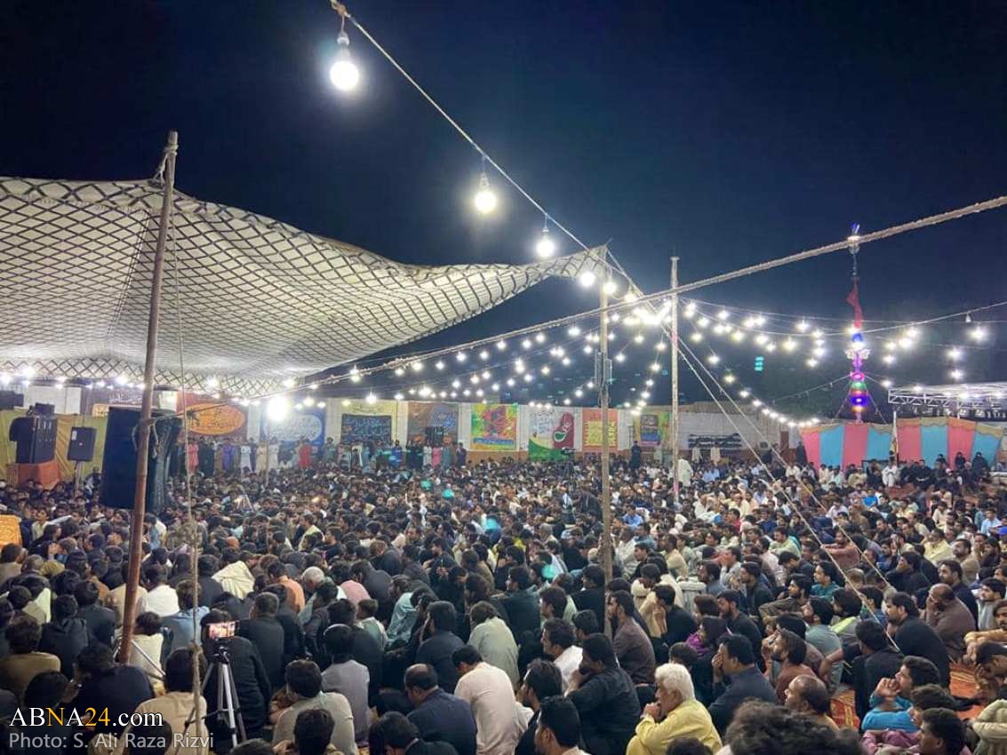 تقارير مصورة / مجلس عزاء باستشهاد الامام الحسين (ع) بمدينة "تندو آدم خان"