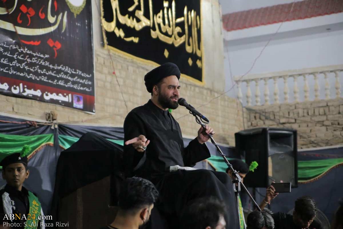 تصویری رپورٹ/ سندھ کے علاقے شکارپور میں مجالس عزا کا انعقاد