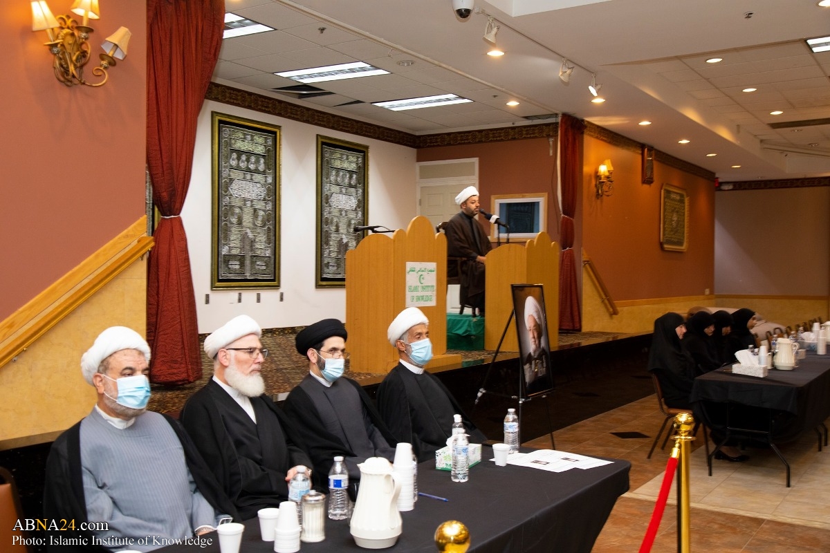 Photos: Majlis Commemoration service of late Allama 'Sheikh Abdul Amir Qabalan' held at Shia Islamic Institute in Dearborn 