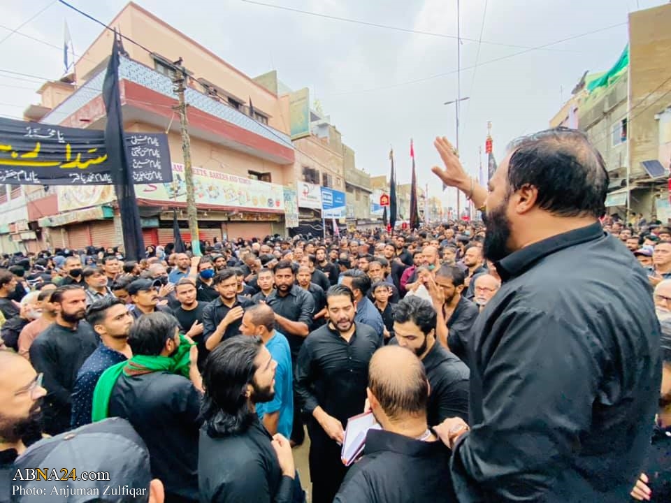 تقارير مصورة / مأتم استشهاد الامام السجاد (ع) في بلدة "شاه فيصل" بكراتشي