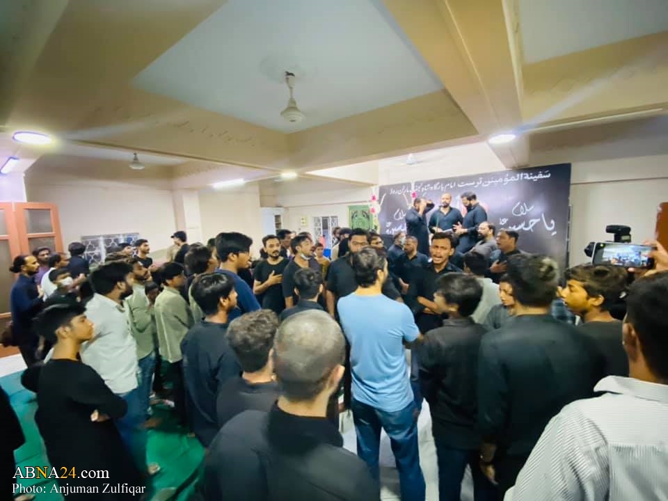 تقارير مصورة / مجلس عزاء حسيني في شهر محرم بحسينية "شاه نجف" في مدينة "كراتشي"