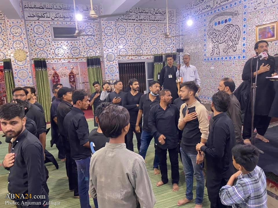 تقارير مصورة / مجلس عزاء حسيني باستشهاد الامام الحسين (ع) في مدينة "كورنغي"