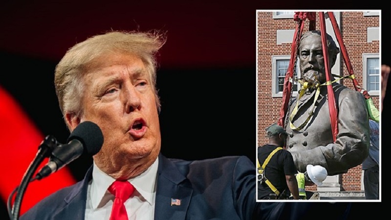 Trump'ın ABD'deki ırkçılık heykelinin kaldırılmasına öfkesi