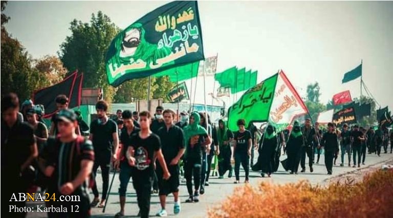 تقارير مصورة / مسيرات المشاية لزيارة الأربعين من البصرة نحو كربلاء المقدسة