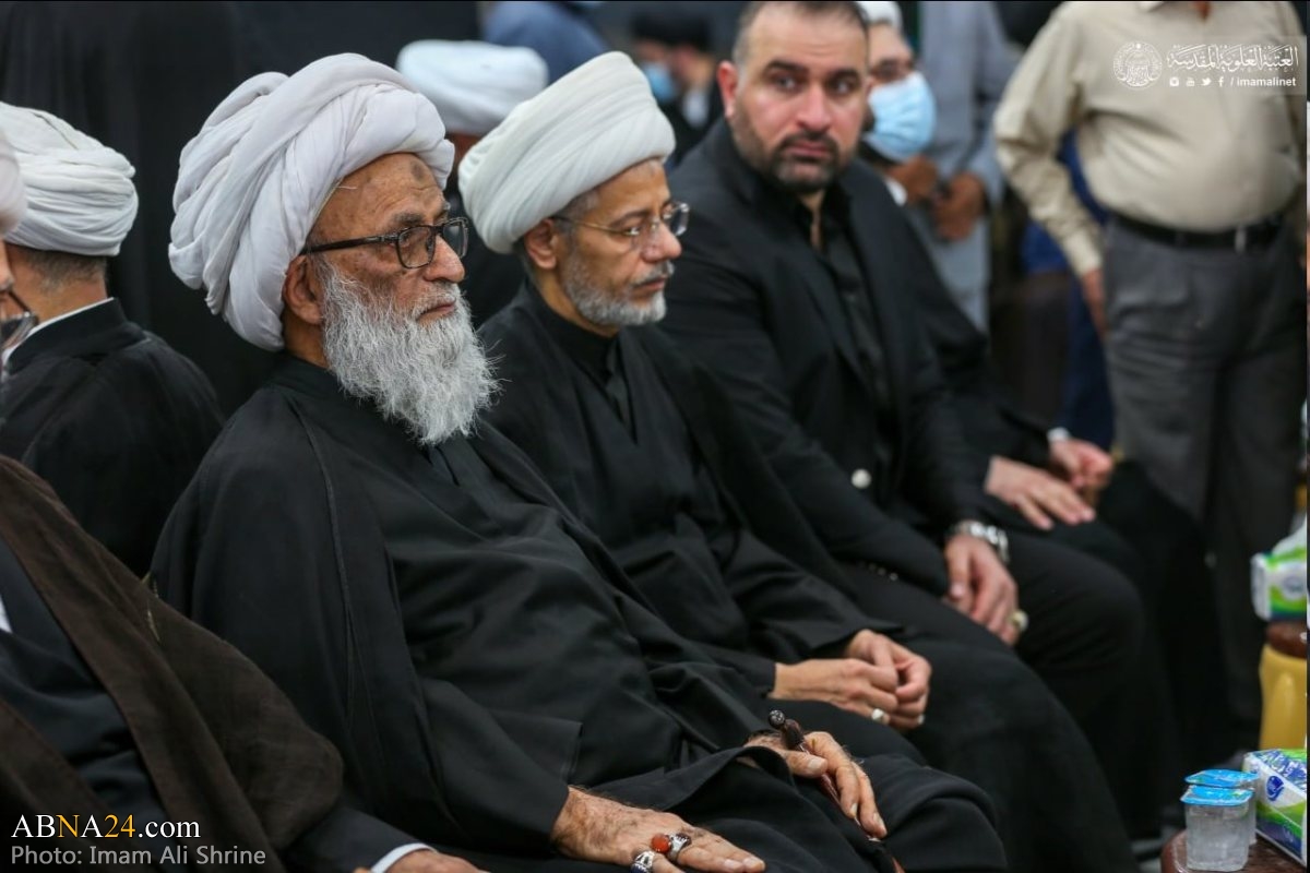 Photos: Top religious scholars in Najaf commemorated late Grand Ayatollah Sayyid Muhammad-Saeed al-Hakim