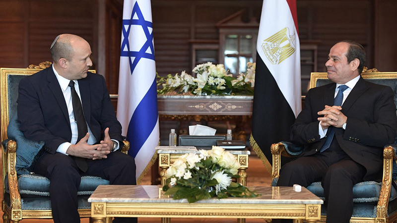 Shugabannin Masar Da Isra'ila Sun Gana A Karon Farko cikin Shekaru 10