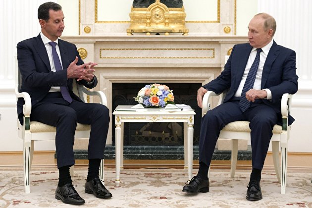 Путин встретился с Асадом