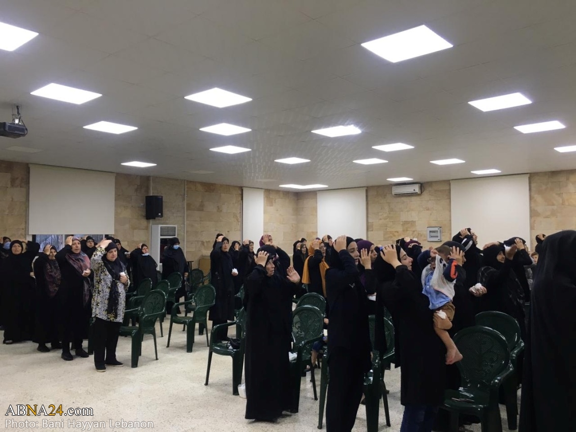 Photos: Ladies held mourning ceremony for Hazrat Ruqayyah in Bani Hayyan village of Marjeyoun District